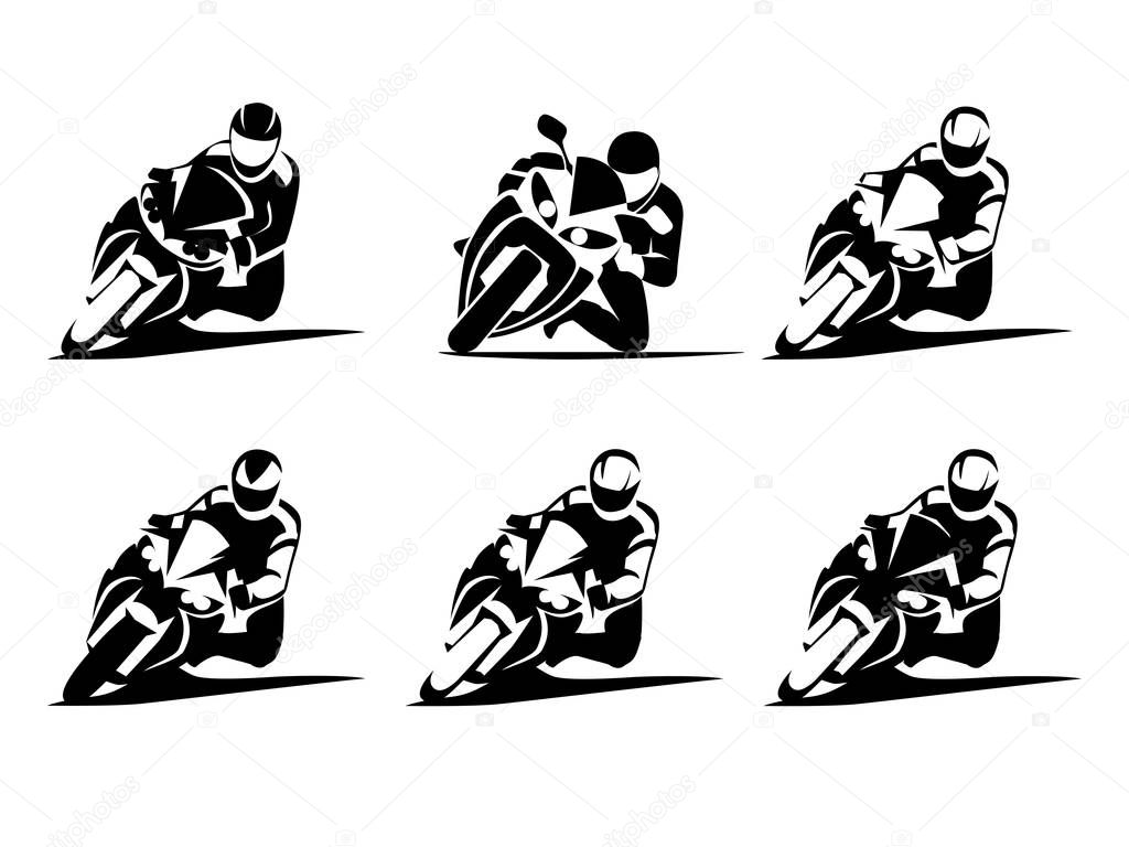 Extreme Motorbike Rider set