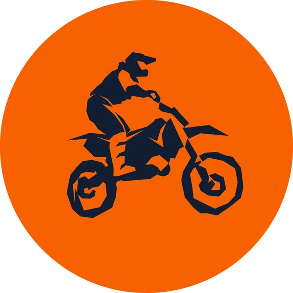 Moto corredor extremo — Vector de stock