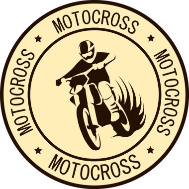 Motosiklet racer spor etiket