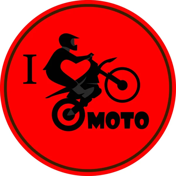 Mi piace moto — Vettoriale Stock