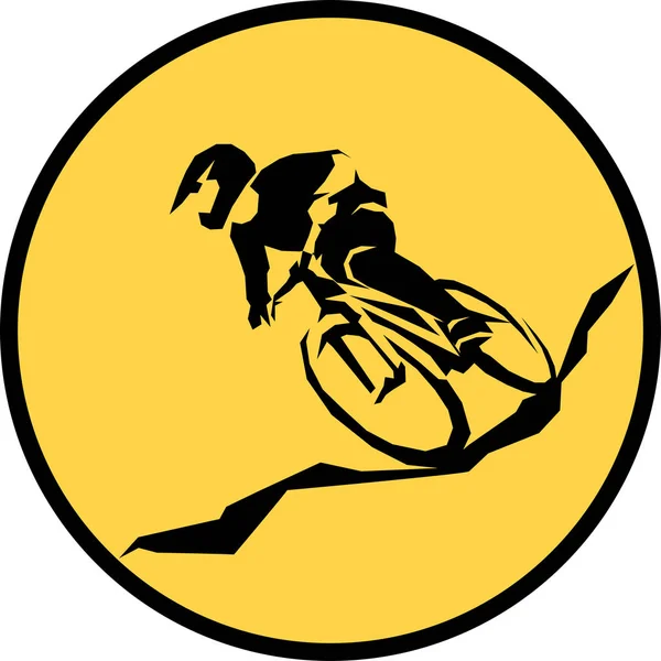 Extreme велосипед гонщик — стоковий вектор