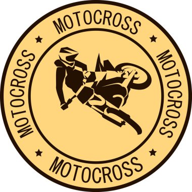 Motosiklet racer spor etiket