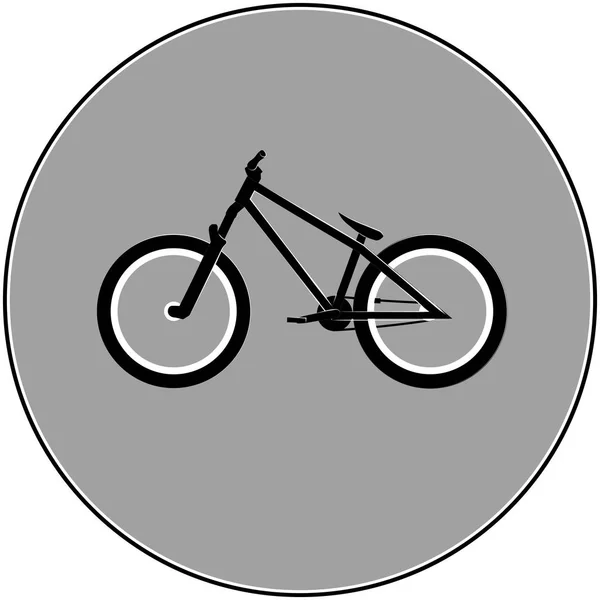 Dirt Street Sport bicycle — Stock Vector