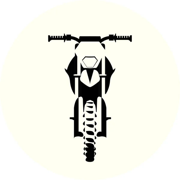 Off road vektör motosiklet — Stok Vektör