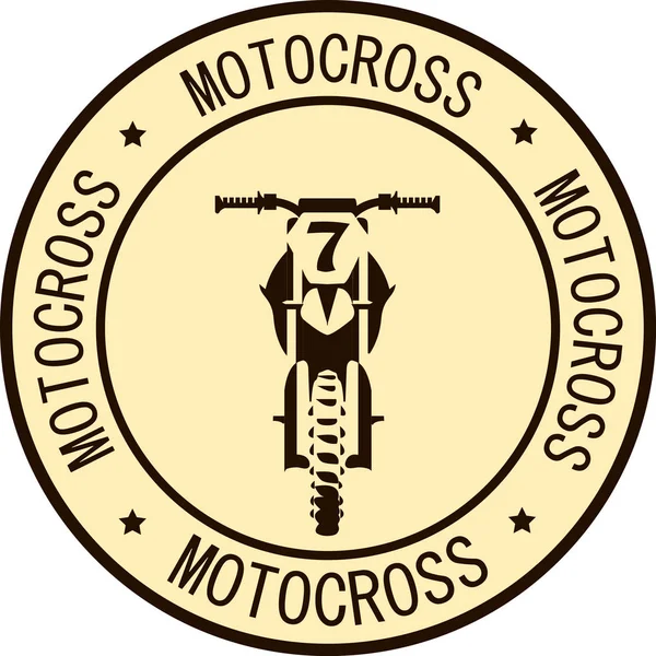 Motocross motocicleta fundo . — Vetor de Stock