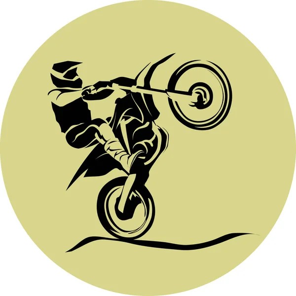 オートバイ レーサーのベクトル — ストックベクタ