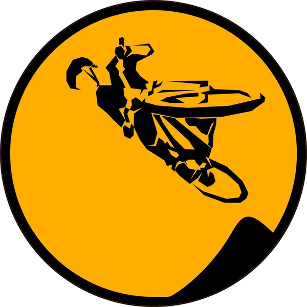 Ciclista extremo — Archivo Imágenes Vectoriales