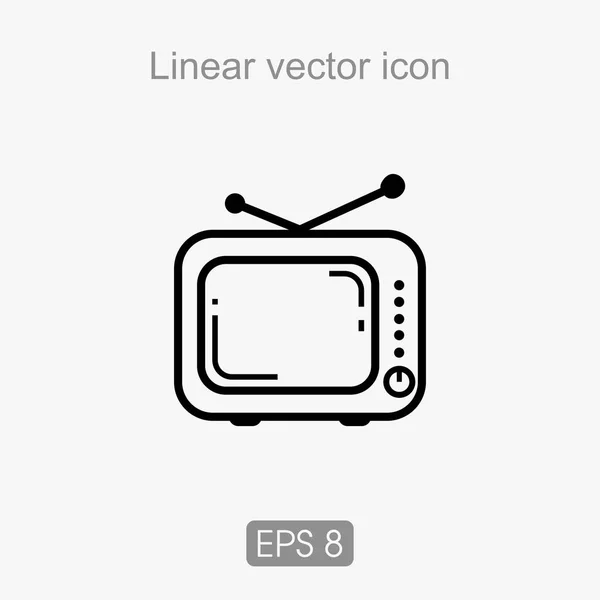 Liner vektorové ikony — Stockový vektor