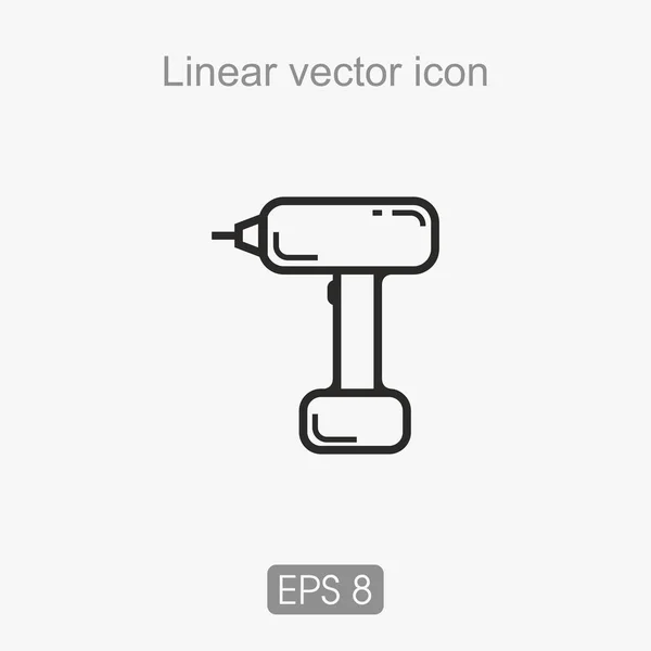 Liner vektorové ikony — Stockový vektor