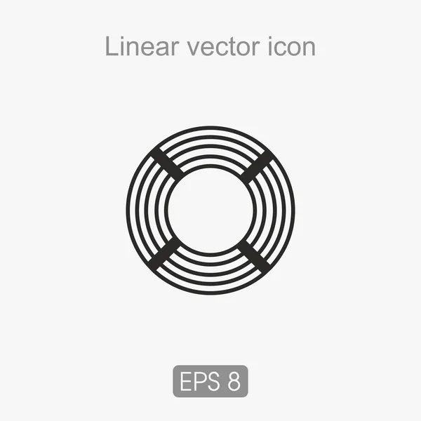 Liner vector icon — Stock Vector