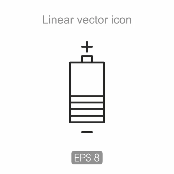 Линейная иконка в черно-белом — стоковый вектор