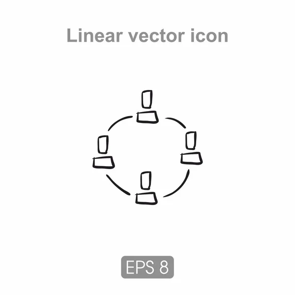 Lidé vzájemně propojeny — Stockový vektor