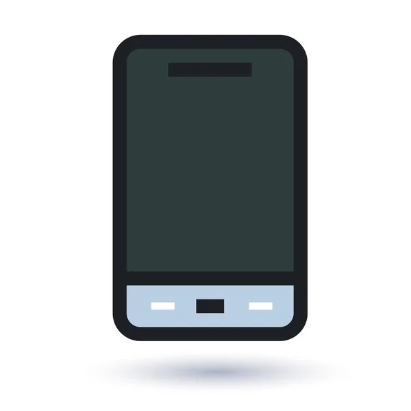 Mobilne ikona płaski — Wektor stockowy