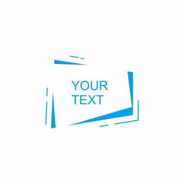 Metin için soyut çerçeve