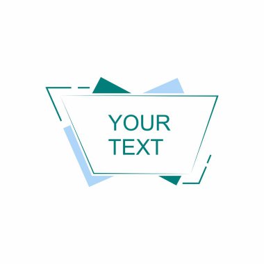 Metin için soyut çerçeve