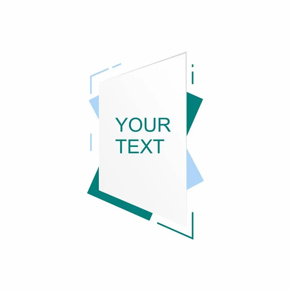 Abstract frame for text — Stock Vector