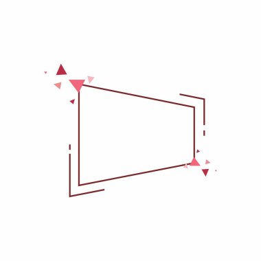 Metin için soyut çerçeve