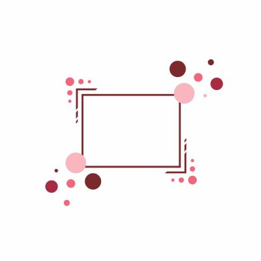 Metin için soyut çerçeve