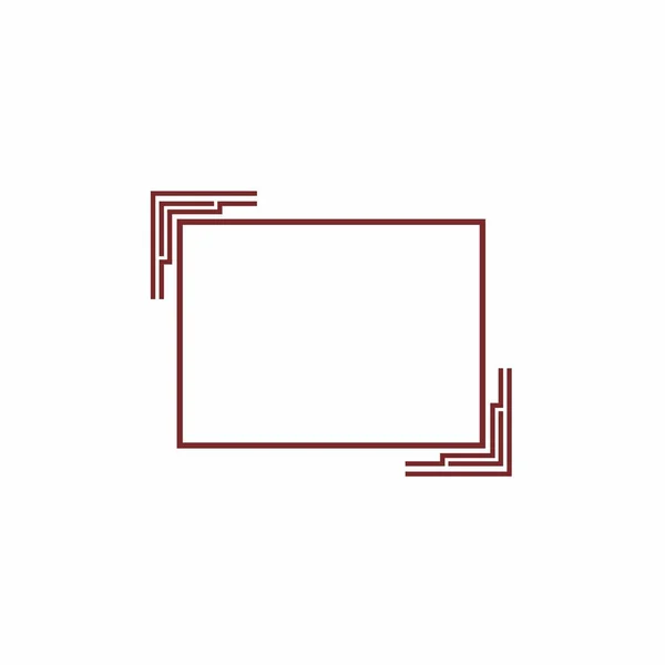 Abstract kader voor tekst — Stockvector