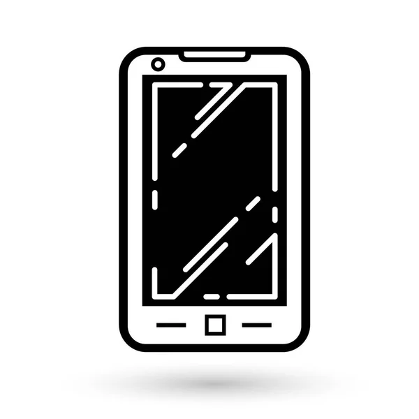 Liniowy ikonę telefonu komórkowego — Wektor stockowy