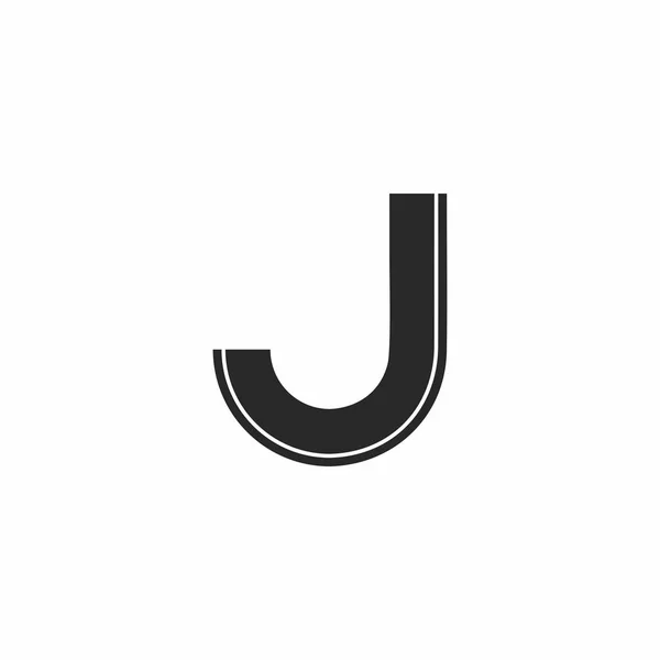 Gestileerde, abstracte lettertype — Stockvector
