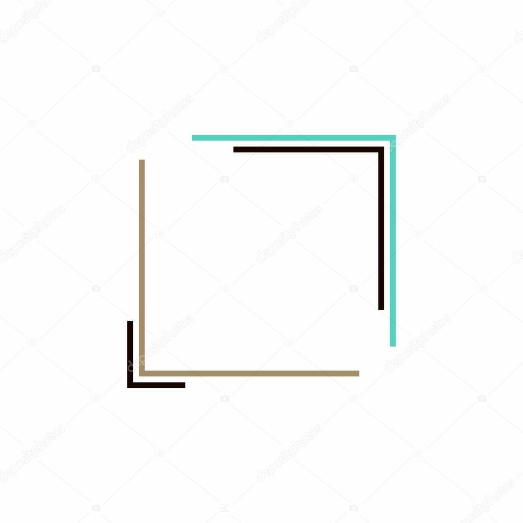 Abstract banner template. Frame for placing tex, photos or any other content