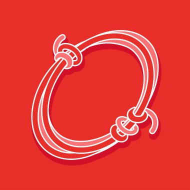 Metal tel doğrusal simgesi