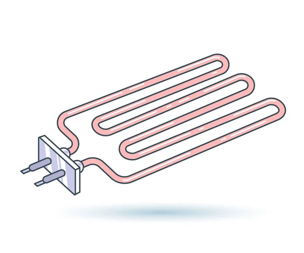 Kühlerfigur aus Metall — Stockvektor