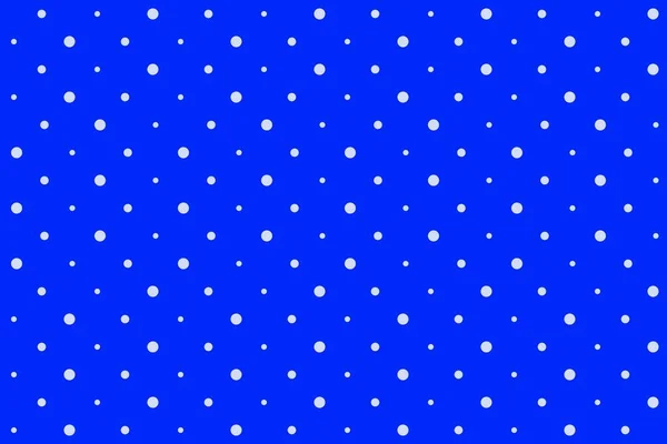 Texture sans couture dans un style minimaliste. Fond bleu vif avec des points . — Image vectorielle