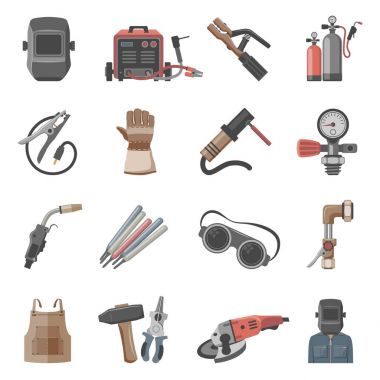 Kaynak ekipmanları Icon set