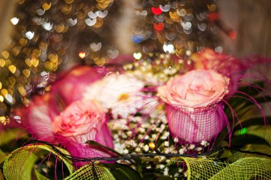 Gül buket yakın çekim