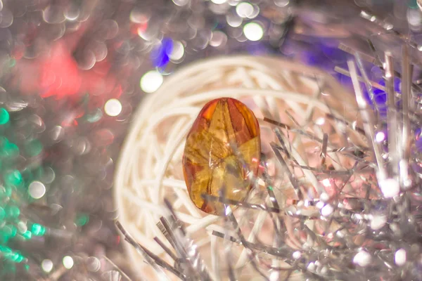 Epoxidové pryskyřice crystal na brož — Stock fotografie