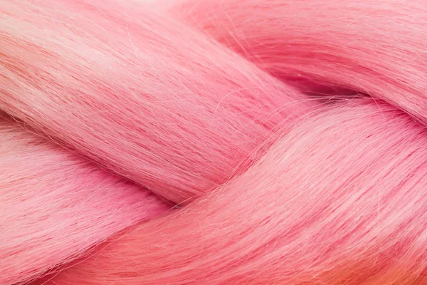 Roze kanekalon textuur — Stockfoto
