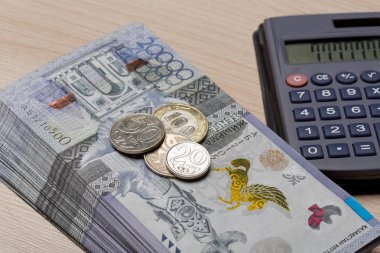 Kazakistan para tenge ulusal para birimi 20 000 Tenge banknot
