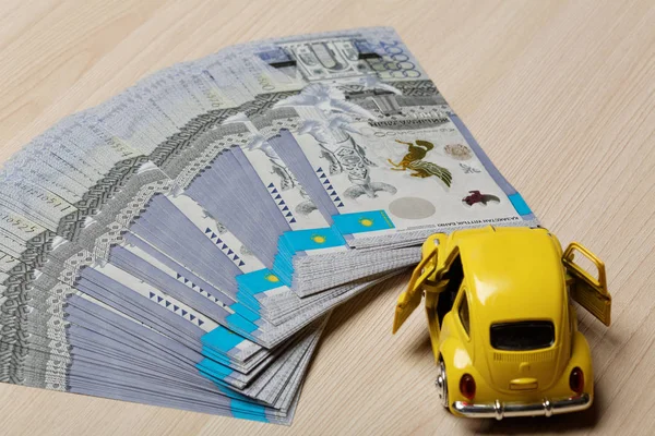 Kazakistan para tenge ulusal para birimi 20 000 Tenge banknot — Stok fotoğraf