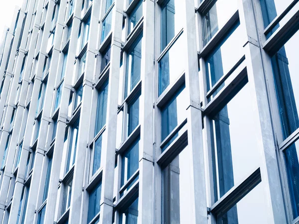 Moderní budova detail Steel skleněná fasáda vnější architektura — Stock fotografie