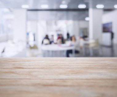 Masa üstü bulanık insanlar Modern iç Restoran Cafe counter