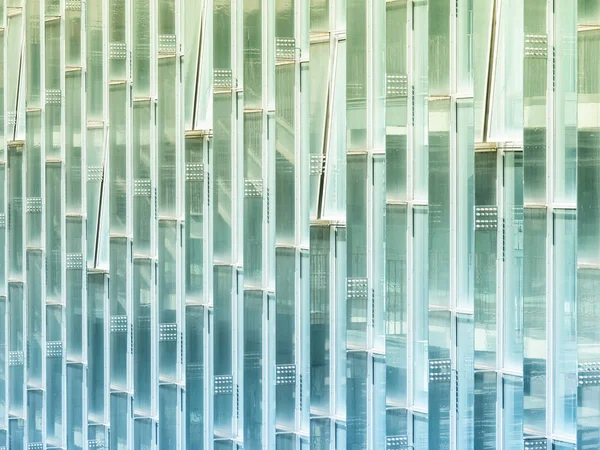 玻璃墙建筑细节外观现代建筑 — 图库照片