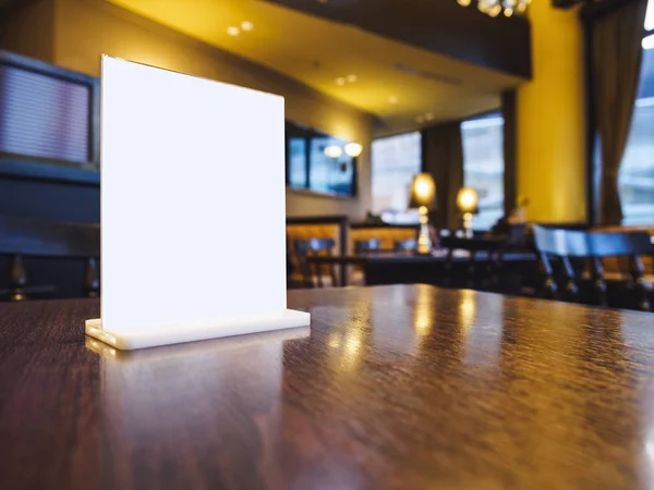 Згорнути рамку меню на столі бар ресторан кафе — стокове фото