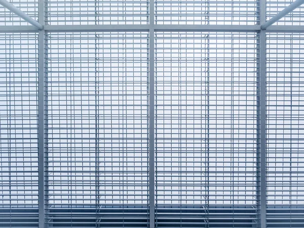 Edificio moderno Estructura del patrón de acero Detalles de arquitectura — Foto de Stock