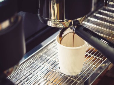 Kahve makinesi Espresso yapma vurdu 