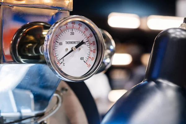 Termómetro Máquina de café equipos industria cafetería —  Fotos de Stock