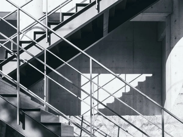 Escadas passo Detalhes da arquitetura Sombra e sombra — Fotografia de Stock