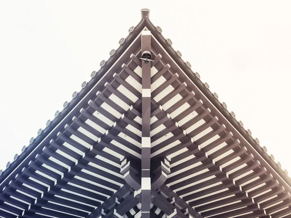 일본 전통 지붕 건축 세부 일본 샤인 — 스톡 사진