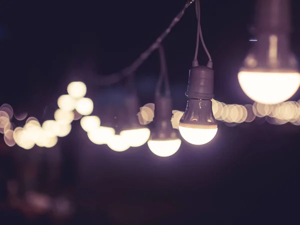 Luz decoração Evento Festival ao ar livre Férias fundo — Fotografia de Stock