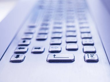 Klavye türü düğmesini kapatın iş kavramı gizlilik koruması