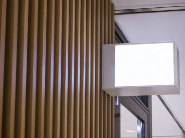 Tabela ışık kutusu ahşap duvar Dükkanı logosuna alay 