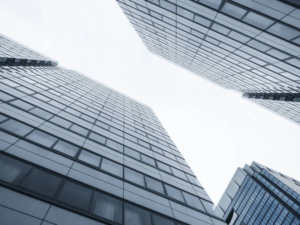 Architektur Perspektive Gebäude Wolkenkratzer Geschäft Hintergrund — Stockfoto