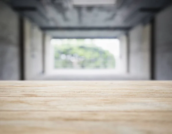 Bancone bar tavolo con spazio interno Loft sfondo — Foto Stock