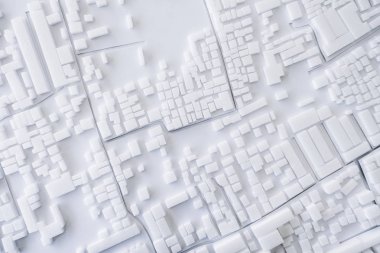 Mimari Model kentsel cityscape konsept tasarımı